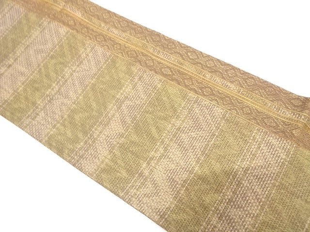 JAPANESE FUKURO OBI / KUMI-ORI / WOVEN GEOMETRIC